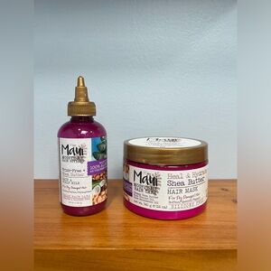 MAUI MOISTURE 2pc Bundle Heal & Hydrate Hair Mask & Frizz Free Hair & Scalp Milk